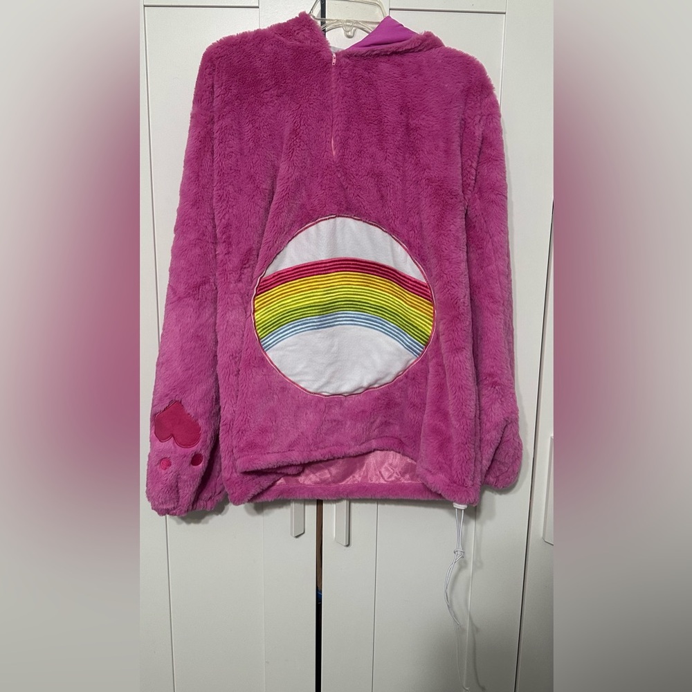 Care Bears Pink Fuzzy Hoodie